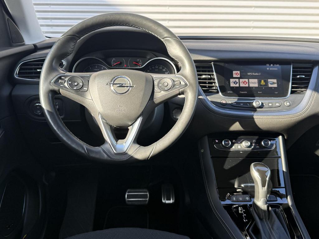 Opel Grandland X 1.2 Turbo Ultimate Navi|Camera|Carplay|Clim, Auto's, Opel, Gebruikt, Euro 6, 1199 cc, Leder en Stof