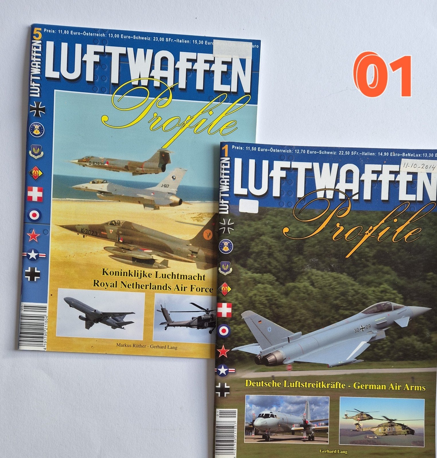 2x Luftwaffen Profile magazines nr 1 en  nr. 5, Ophalen of Verzenden, 1945 tot heden