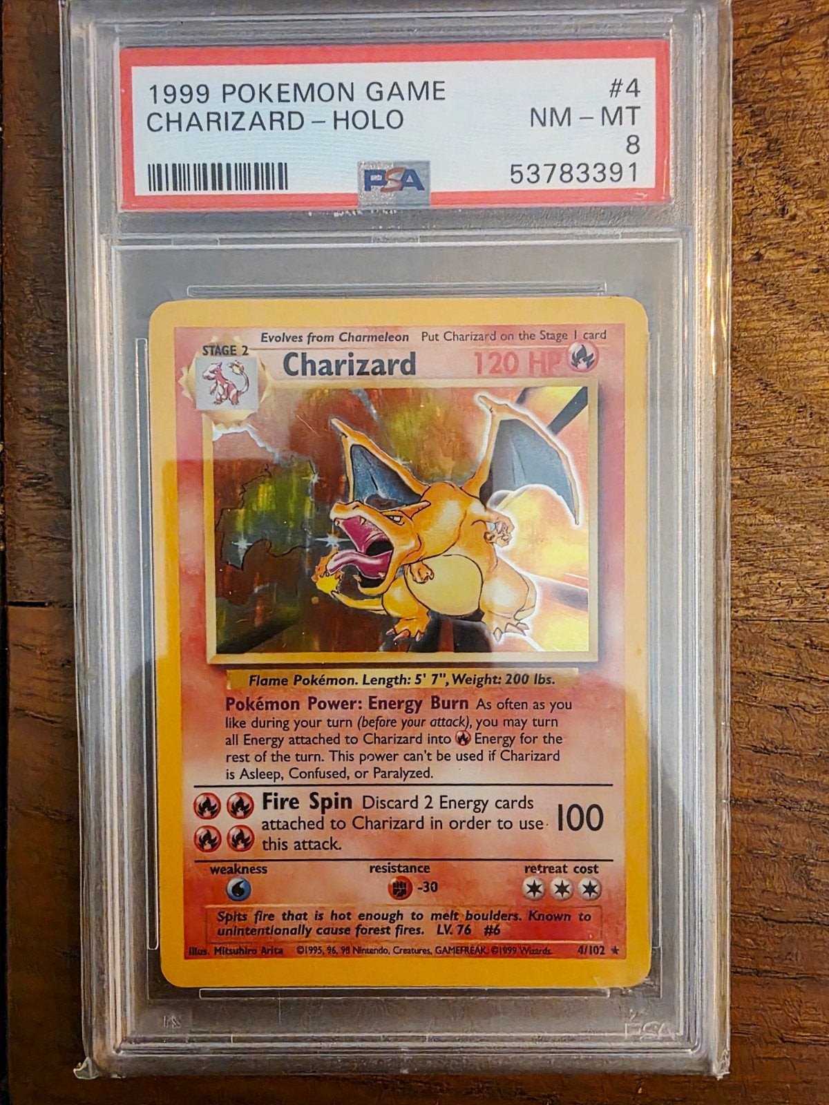Charizard base set vintage psa !, Hobby en Vrije tijd, Verzamelkaartspellen | Pokémon, Ophalen of Verzenden