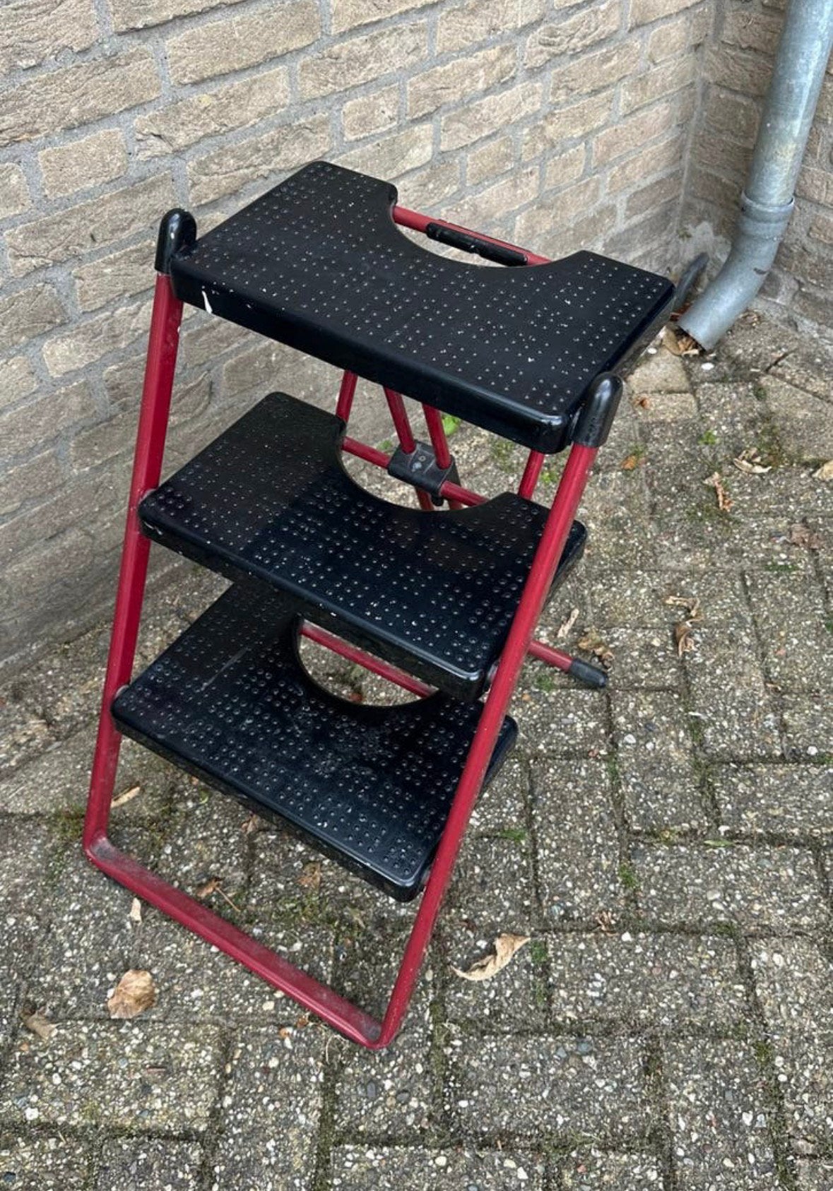 Opvouwbare trap met 3 treden - Handig en compact, Gebruikt, Trap, Ophalen of Verzenden, Opvouwbaar of Inschuifbaar