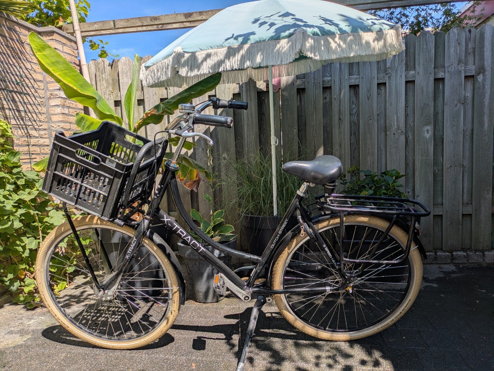 X-tract Bakfiets met krat - 3 versnellingen, Ophalen of Verzenden, Gebruikt, Goederen, Overige merken