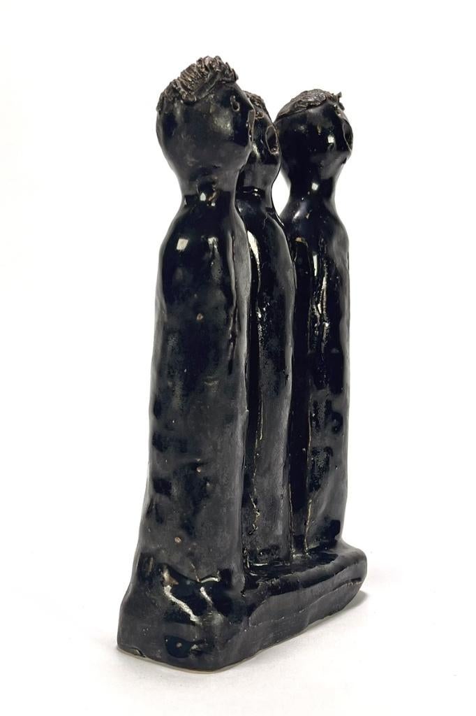 1092. Keramisch beeld - zingende figuren, 2e helft 20e eeuw, Ophalen of Verzenden