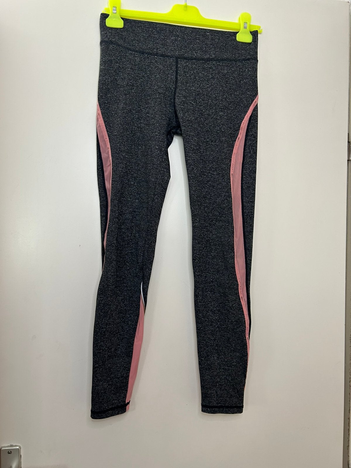 Dames highwaisted sport legging | maat S/36 | grijs | roze, Kleding | Dames, Sportkleding, Ophalen of Verzenden, Fitness of Aerobics