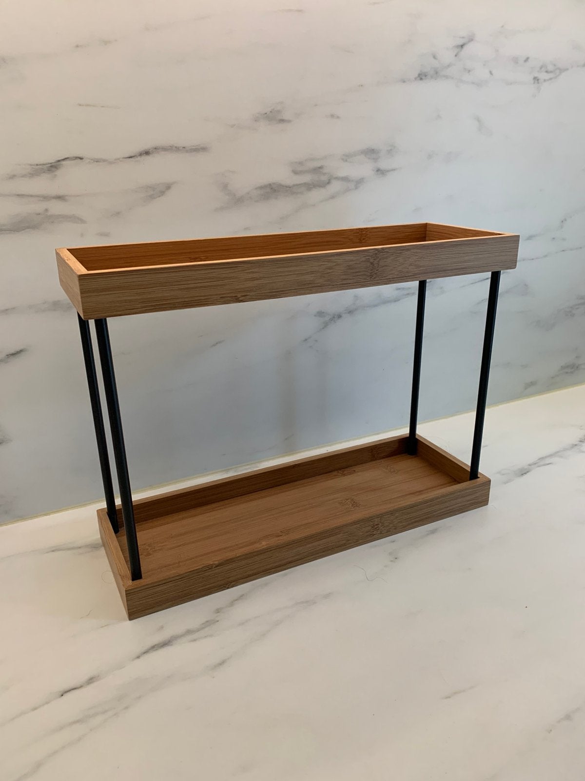 Nalblecka houten rekje, Huis en Inrichting, Tafels | Sidetables, Ophalen, 50 tot 100 cm, Zo goed als nieuw, 25 tot 50 cm