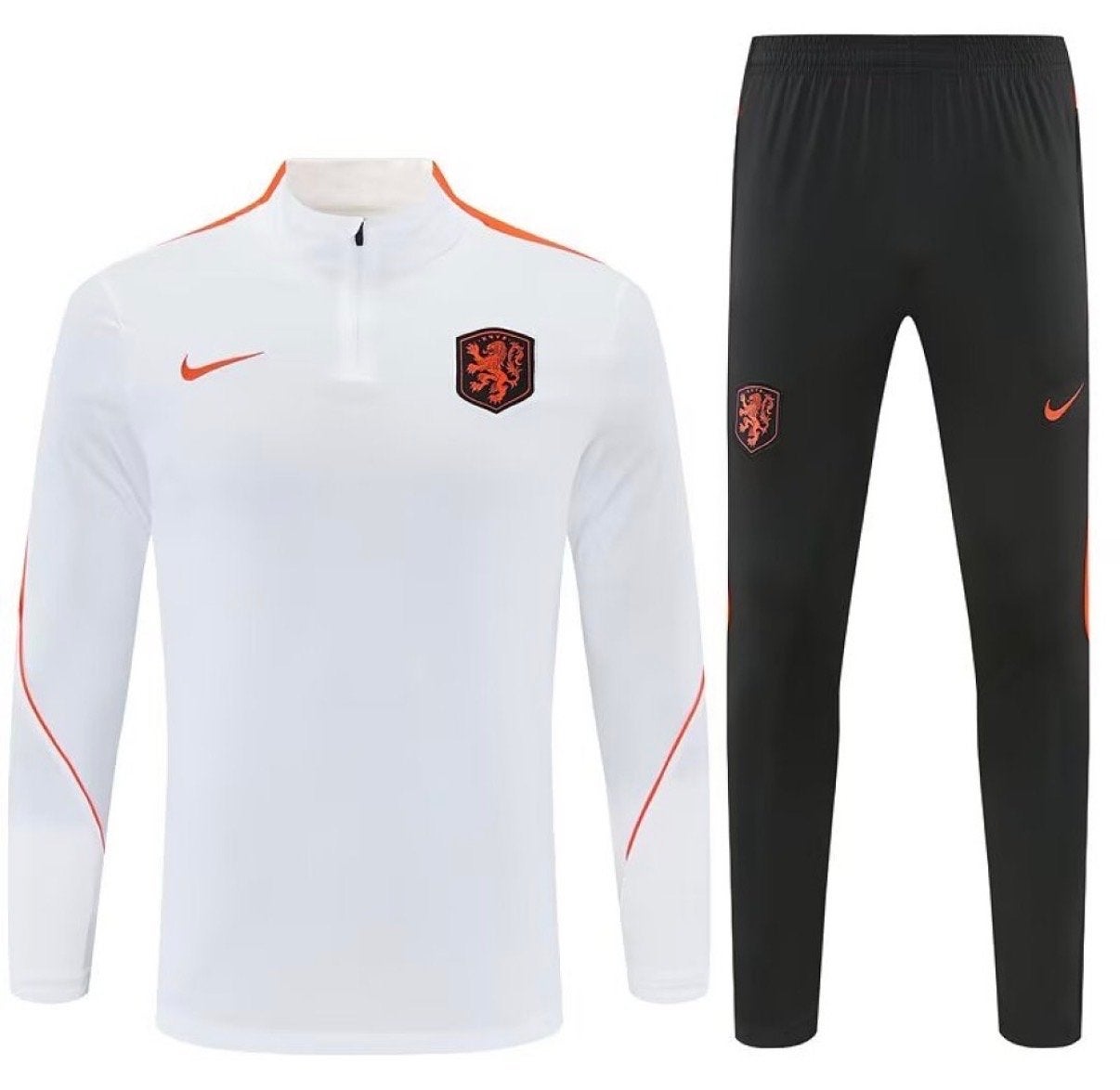 Oranje Trainingspak - Wit/Zwart met Oranje details, Ophalen of Verzenden, Nieuw, Wit, Voetbal