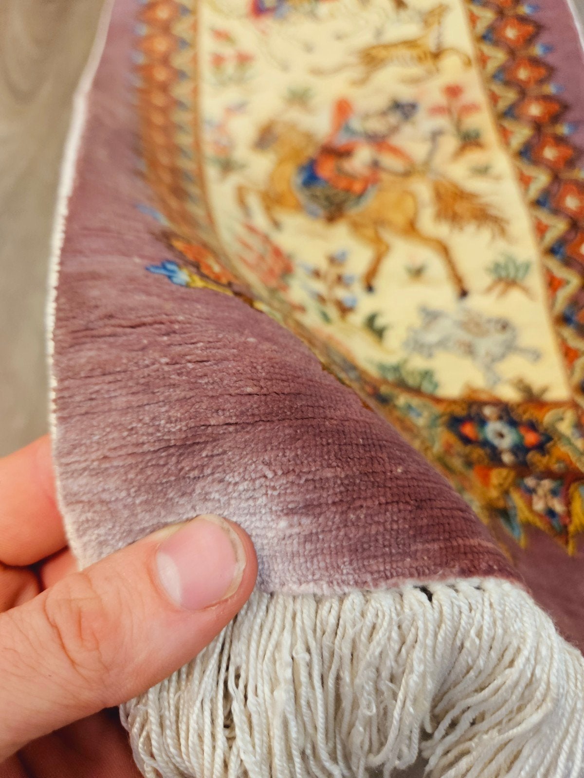 Perzisch Handgeknoopt Tapijt. Prachtige kleuren en patronen, Huis en Inrichting, Stoffering | Tapijten en Kleden, Perzisch, 200 cm of meer