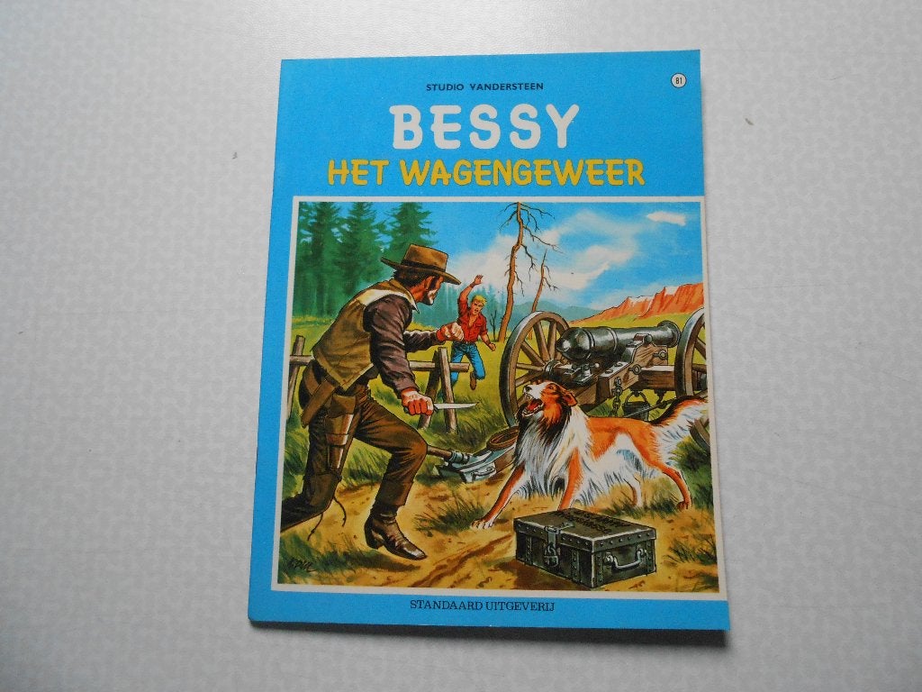 Bessy 81 Het wagengeweer 1970 1 ste druk., Boeken, Stripboeken, Willy Vandersteen, Eén stripboek, Nieuw, Ophalen of Verzenden