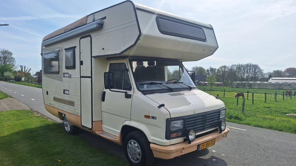 Fiat ducato 280  3/1987 a.p.k., Auto's, Oldtimers, Stof, Overige carrosserieën, Beige, Bruin