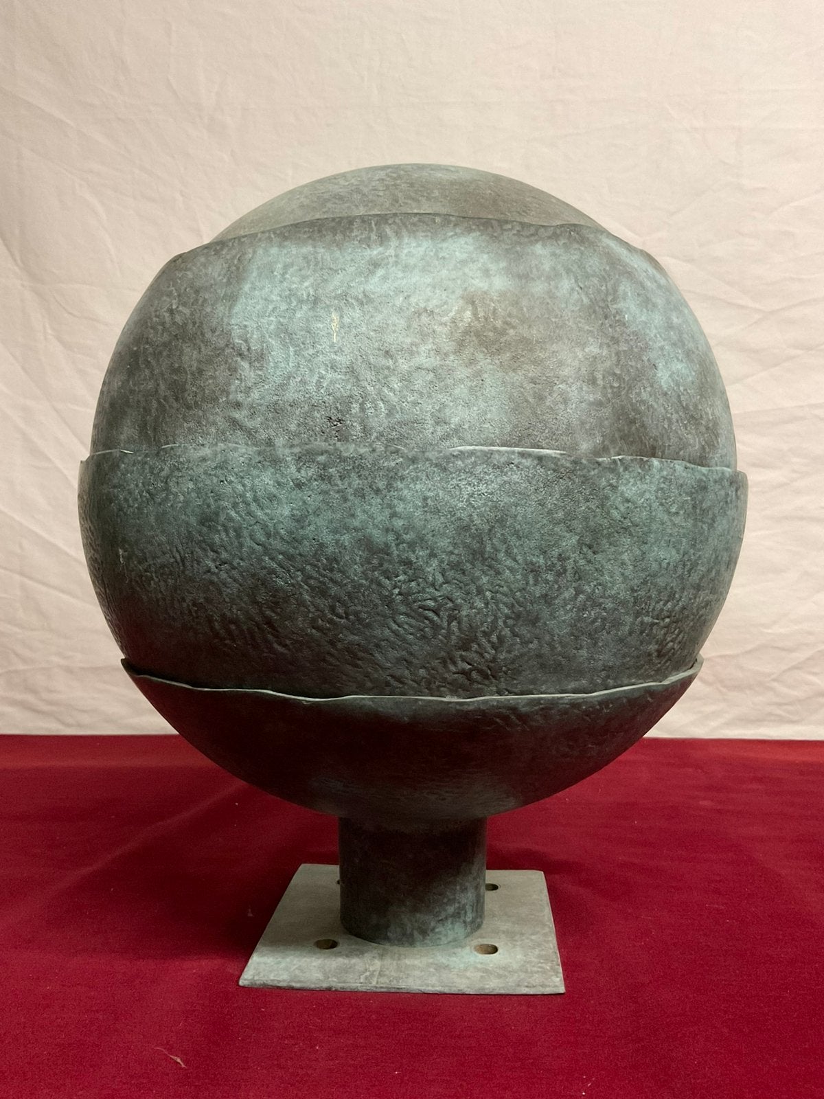 Bronzen waterurn, Ophalen, Brons