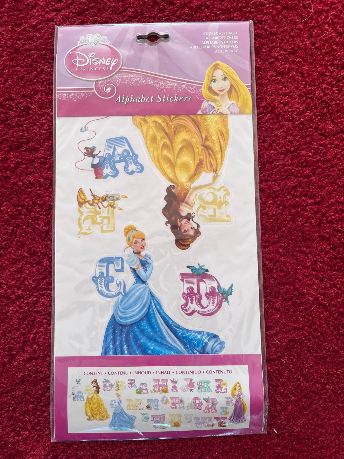 Disney Princess Alfabet Stickers - Nieuw, Ophalen, Nieuw, Sticker