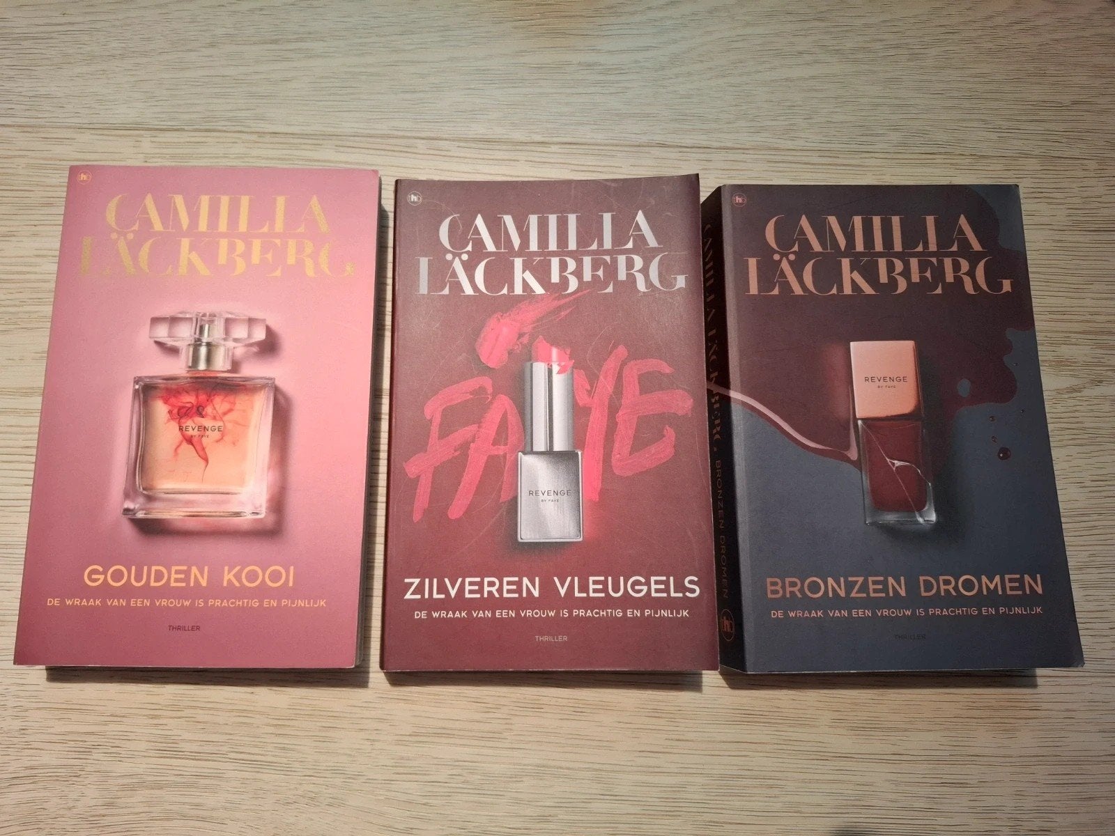 Camilla Läckberg - Faye trilogie (3 boeken), Ophalen of Verzenden, Gelezen, Camilla Läckberg
