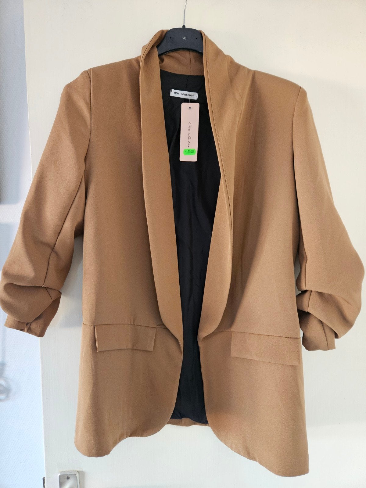 Jasje/blazer camel, Kleding | Dames, Jasjes, Kostuums en Pakken, New Collection, Ophalen of Verzenden, Nieuw, Bruin