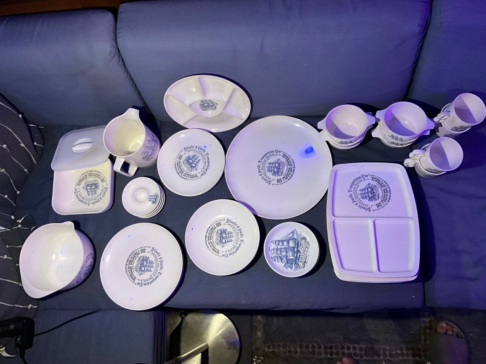 Vintage Cartaffini Servies - Made in Italy, Ophalen of Verzenden