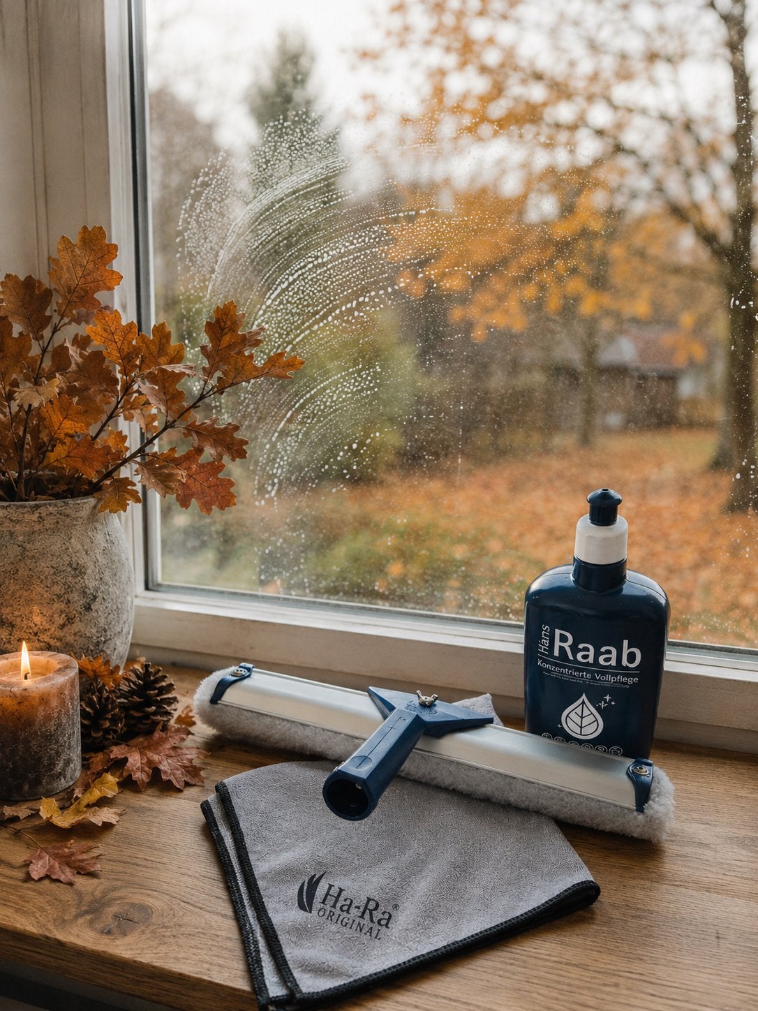 Ha-Ra hara raamwisser raamreiniger set, Ophalen of Verzenden, Raamwisser of Trekker