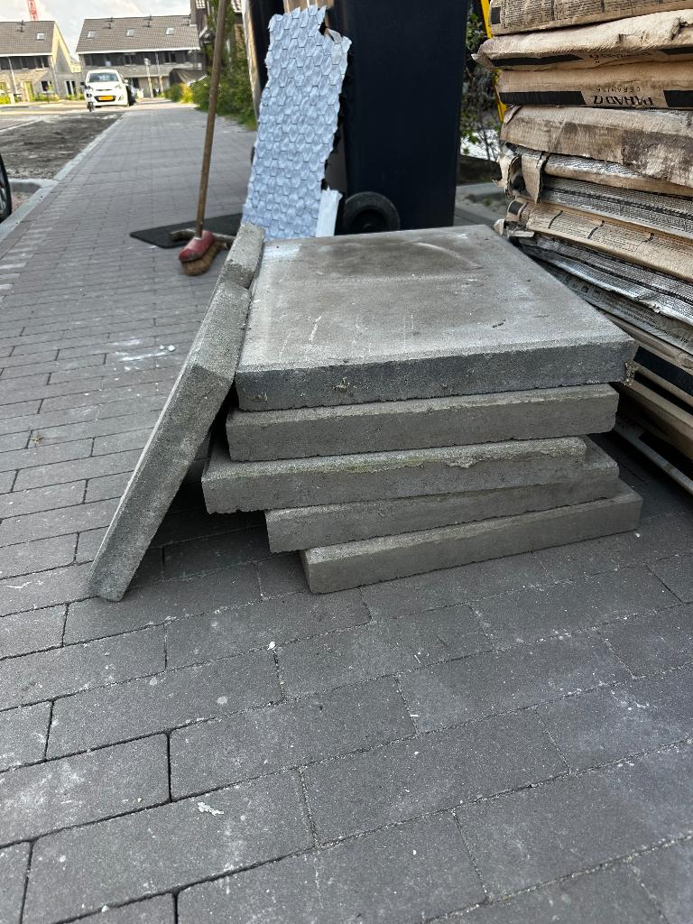 Tegels, Tuin en Terras, Tegels en Klinkers, Ophalen, Gebruikt, Beton, Overige typen