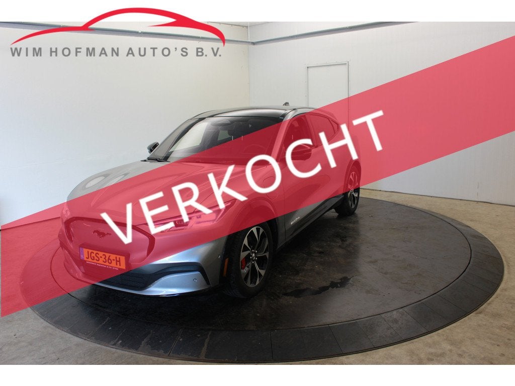 Ford Mustang Mach-E Premium AWD 75 kWh 271 Pk Pano 360°Came, Auto's, Gebruikt, Leder, Mustang, SUV of Terreinwagen