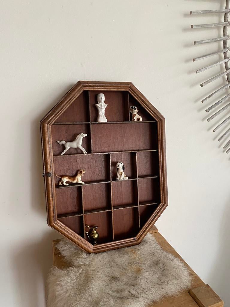 Mooie vintage houten letterbak, Huis en Inrichting, Woonaccessoires | Overige, Zo goed als nieuw, Ophalen of Verzenden
