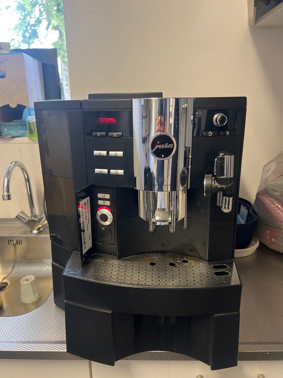 Jura Impressa Classic Koffiemachine - XS9Gebruikt, Ophalen, Afneembaar waterreservoir, Gebruikt, 10 kopjes of meer