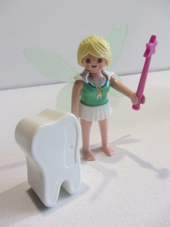 Playmobil Tandenfee - 5381 met tanden opberg doosje, Ophalen of Verzenden, Gebruikt, Complete set
