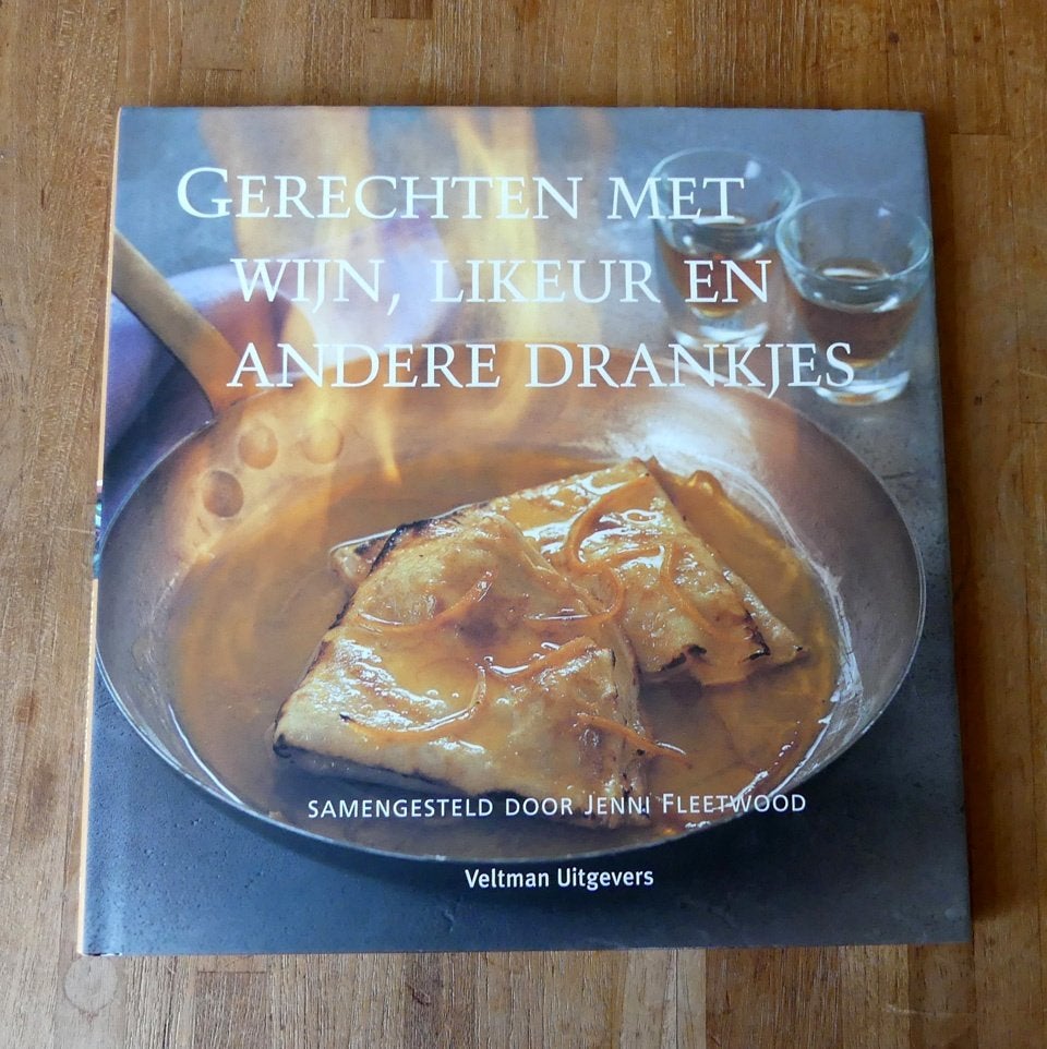 Gerechten met wijn, likeur en andere drankjes kookboek, Ophalen of Verzenden, Zo goed als nieuw, Jenni Fleetwood, Europa