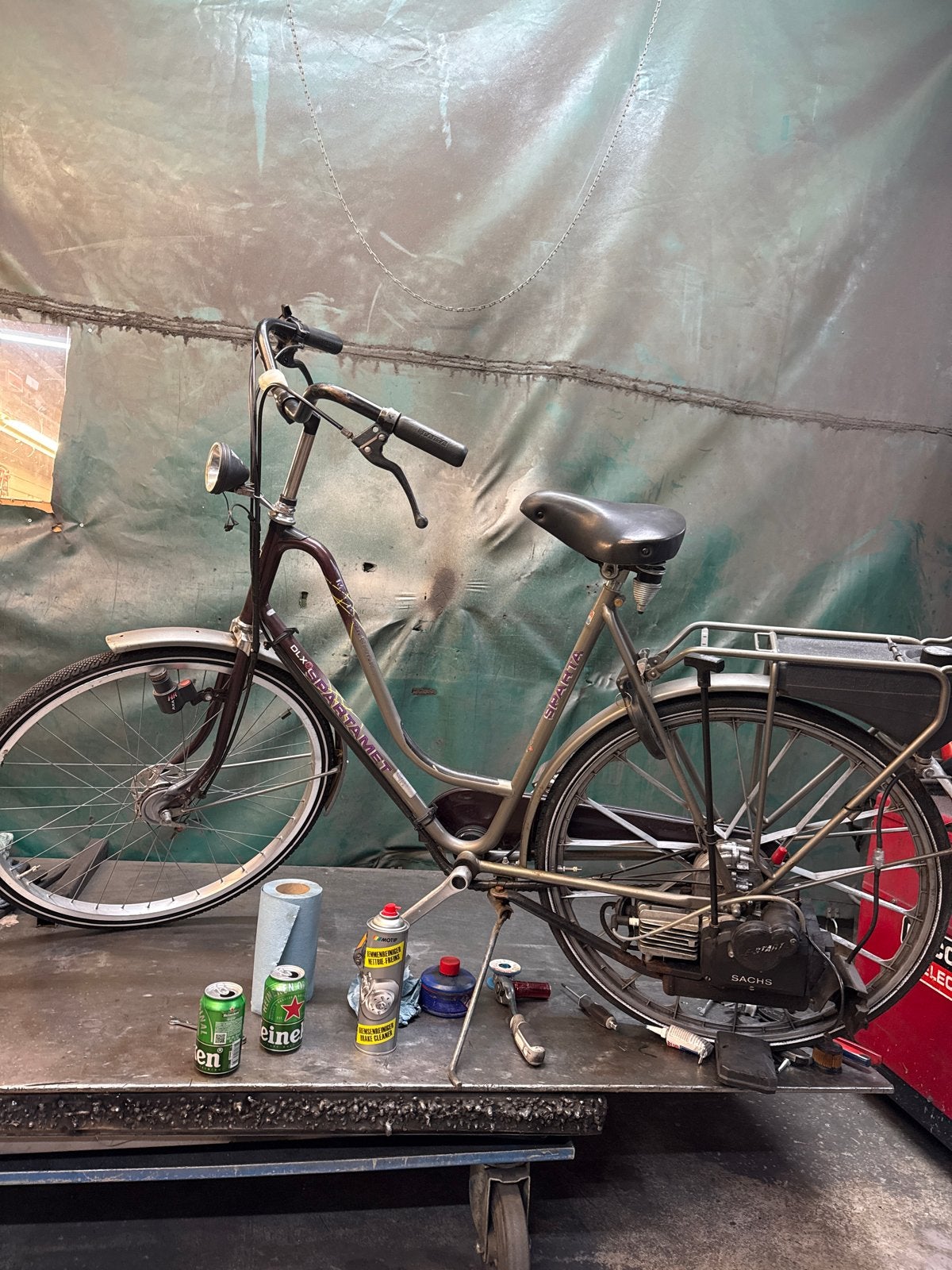 Spartamet fiets, Ophalen, Gebruikt, Maximaal 25 km/u