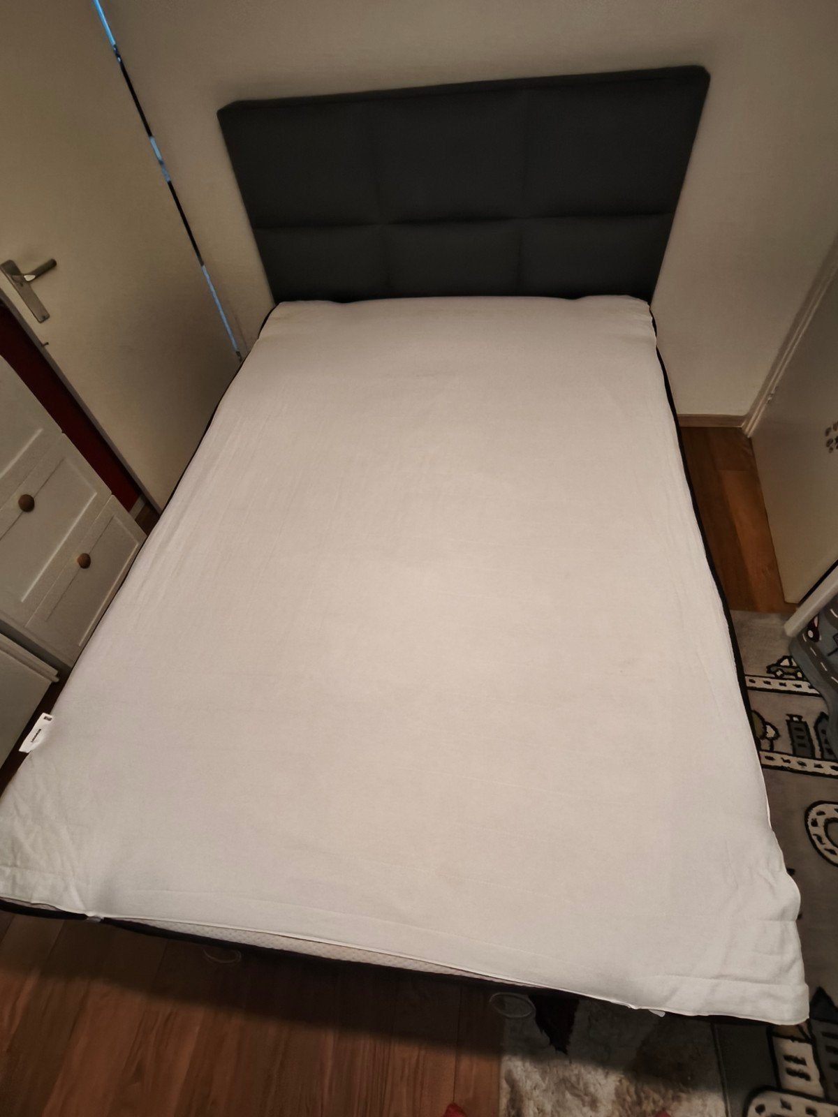 ABC Bedding Hamilton Boxspring 140x200 met Opbergruimte., Ophalen, Gebruikt, Tweepersoons, 140 cm