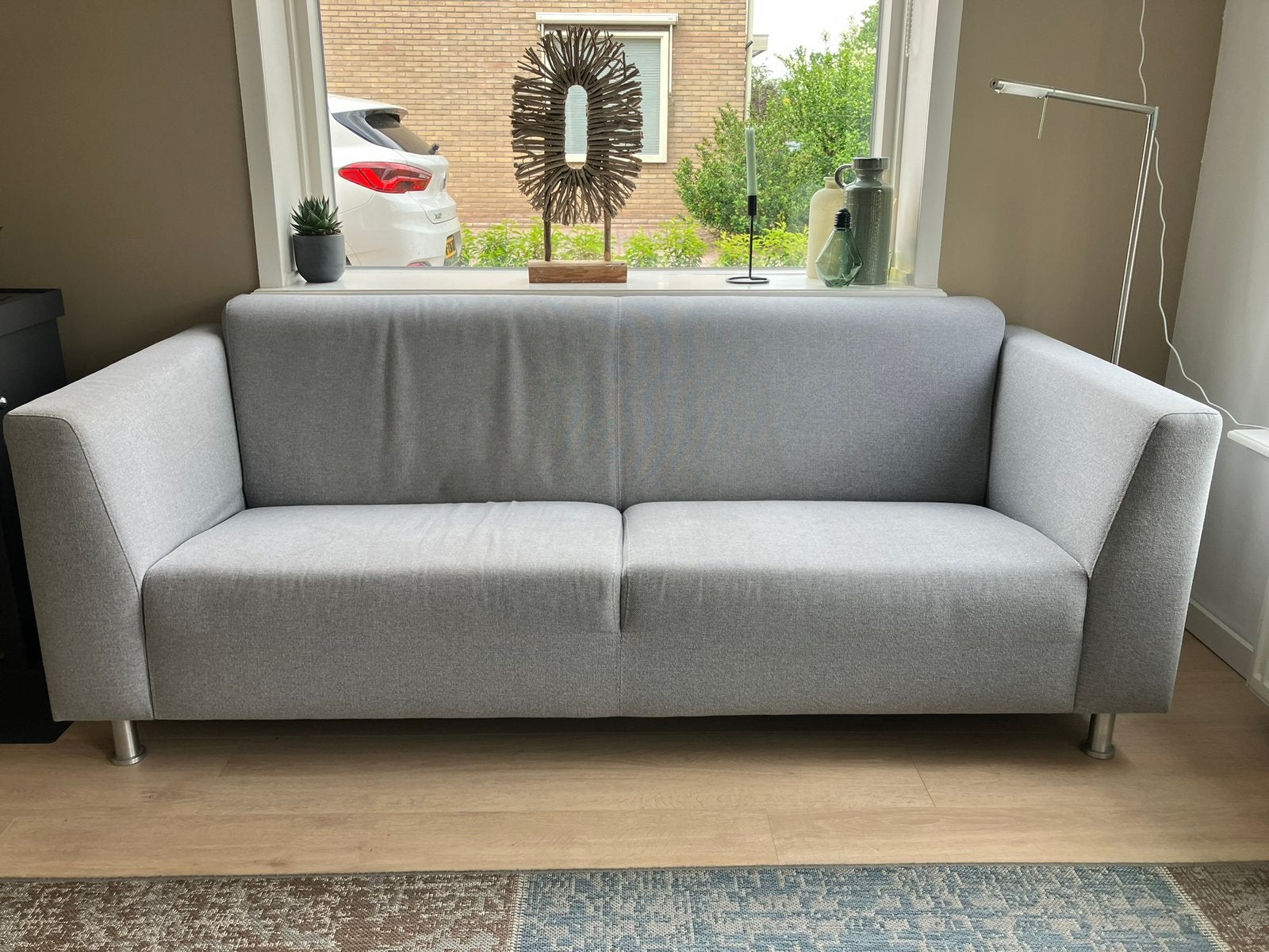 2,5 zits bank 204cm, Ophalen, Gebruikt, Tweepersoons, Rechte bank