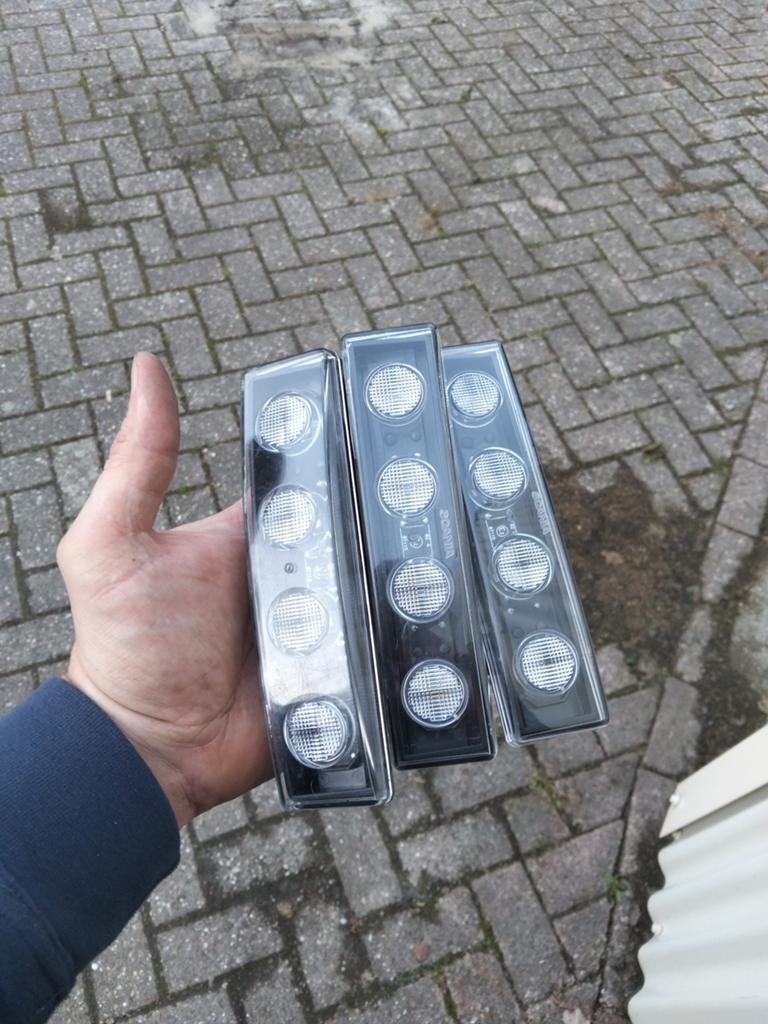 3x Scania zonneklep lampen wit, Ophalen of Verzenden, Nieuw, Overige automerken