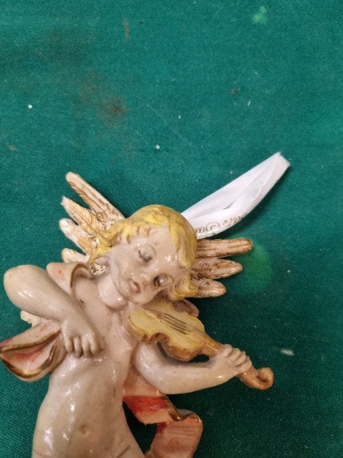 engel met viool hangend polysteen, Ophalen of Verzenden, 'T Olde Gre-j, Info@toldegrej.nl, Endepoelstraat 20f Didam