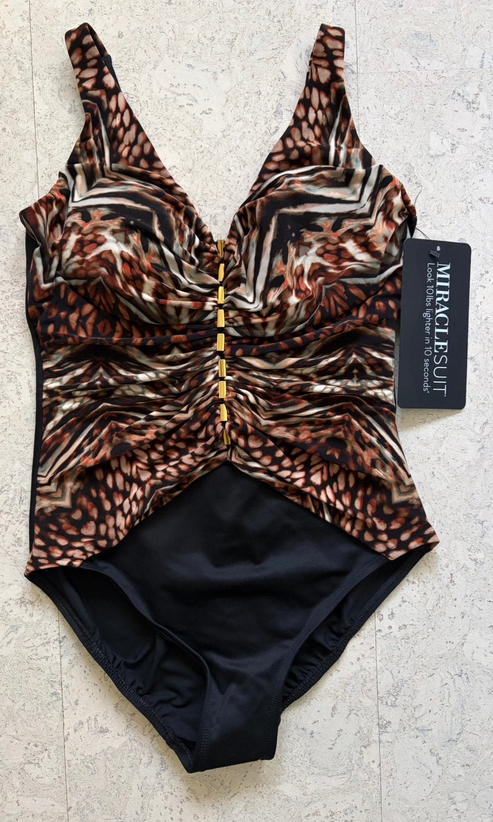 Miraclesuit Charmer badpak maat 42!, Kleding | Dames, Ophalen of Verzenden, Nieuw, Zwart, Badpak