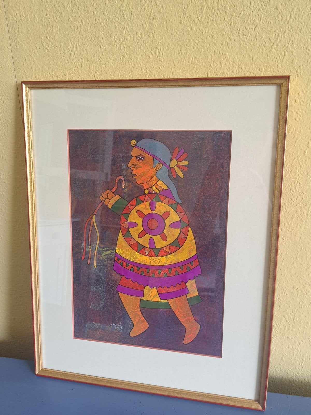 Arturo Buítron, Partitura de la Tierra, Mexico, 2002, Antiek en Kunst, Schilderij, Ophalen of Verzenden, Overige herkomsten, 48 cm