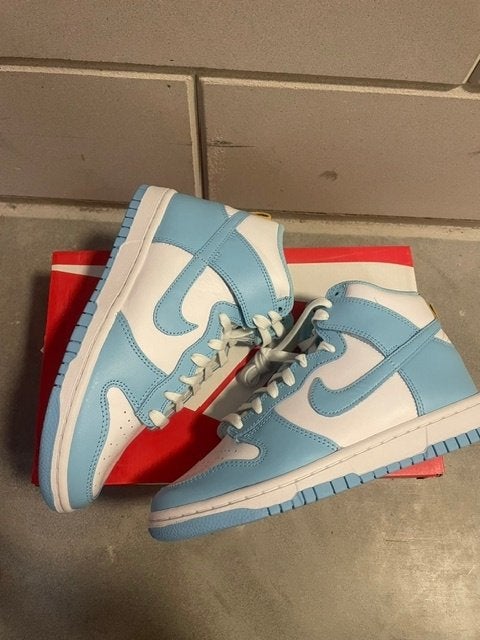 Nike Dunk High Blue Chill - Nieuw - Maat 38,5, Blauw, Nike, Nieuw, Ophalen of Verzenden