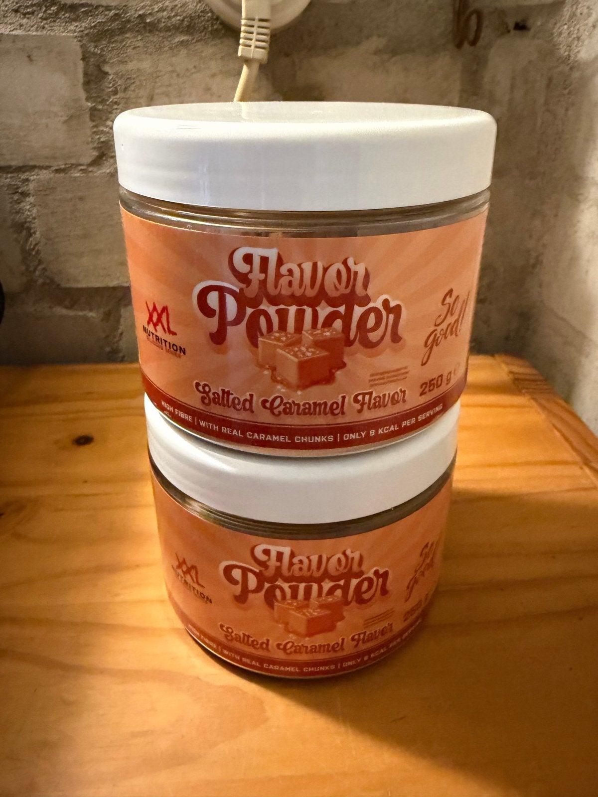 XL Nutrition Flavor Powder Salted Caramel - 2x250g Nieuw, Sport en Fitness, Ophalen of Verzenden, Nieuw, Poeder of Drank