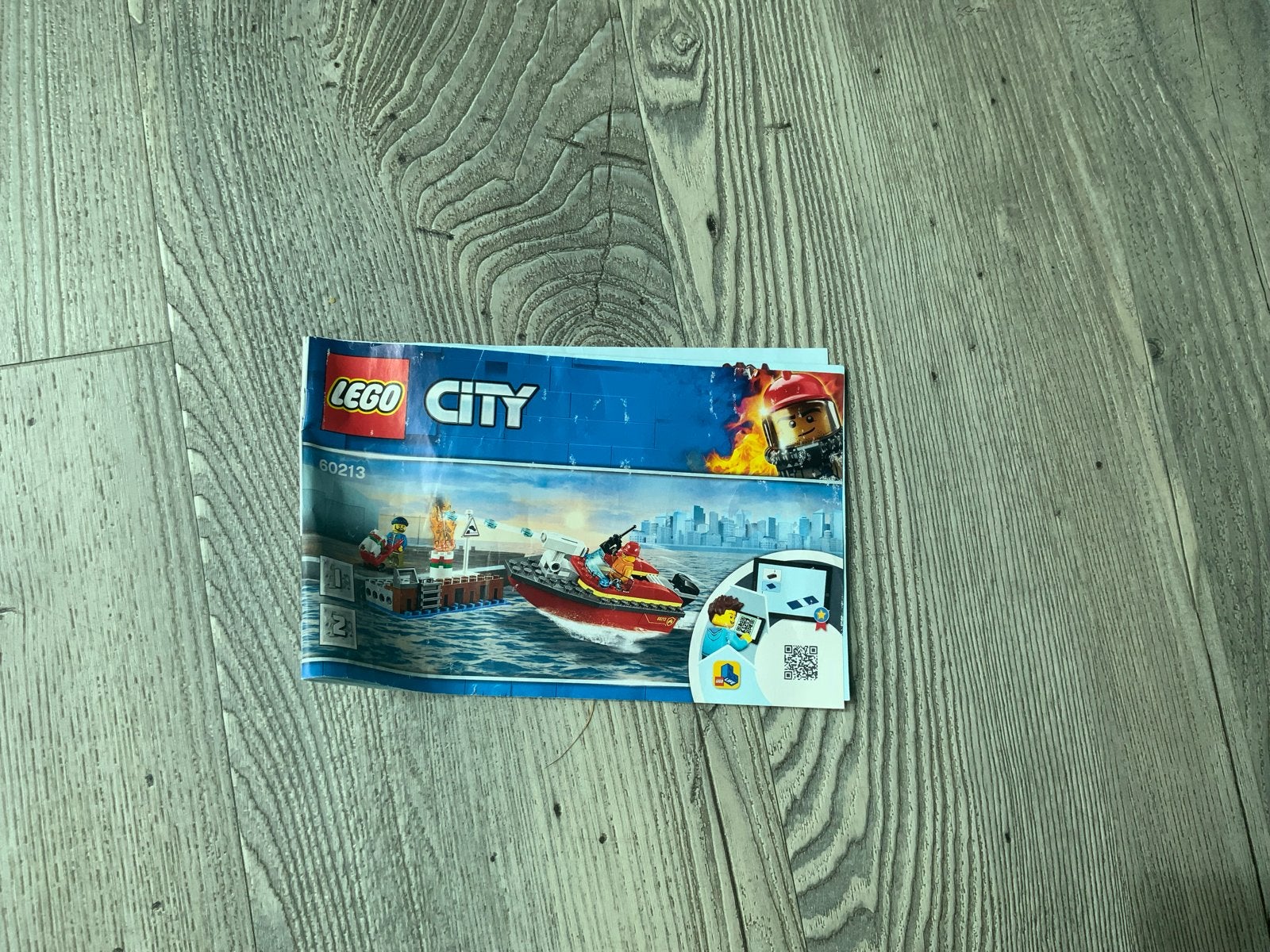 LEGO City Brandweerboot 60213 - Complete set met instructies, City, Lego, Ophalen of Verzenden, Zo goed als nieuw