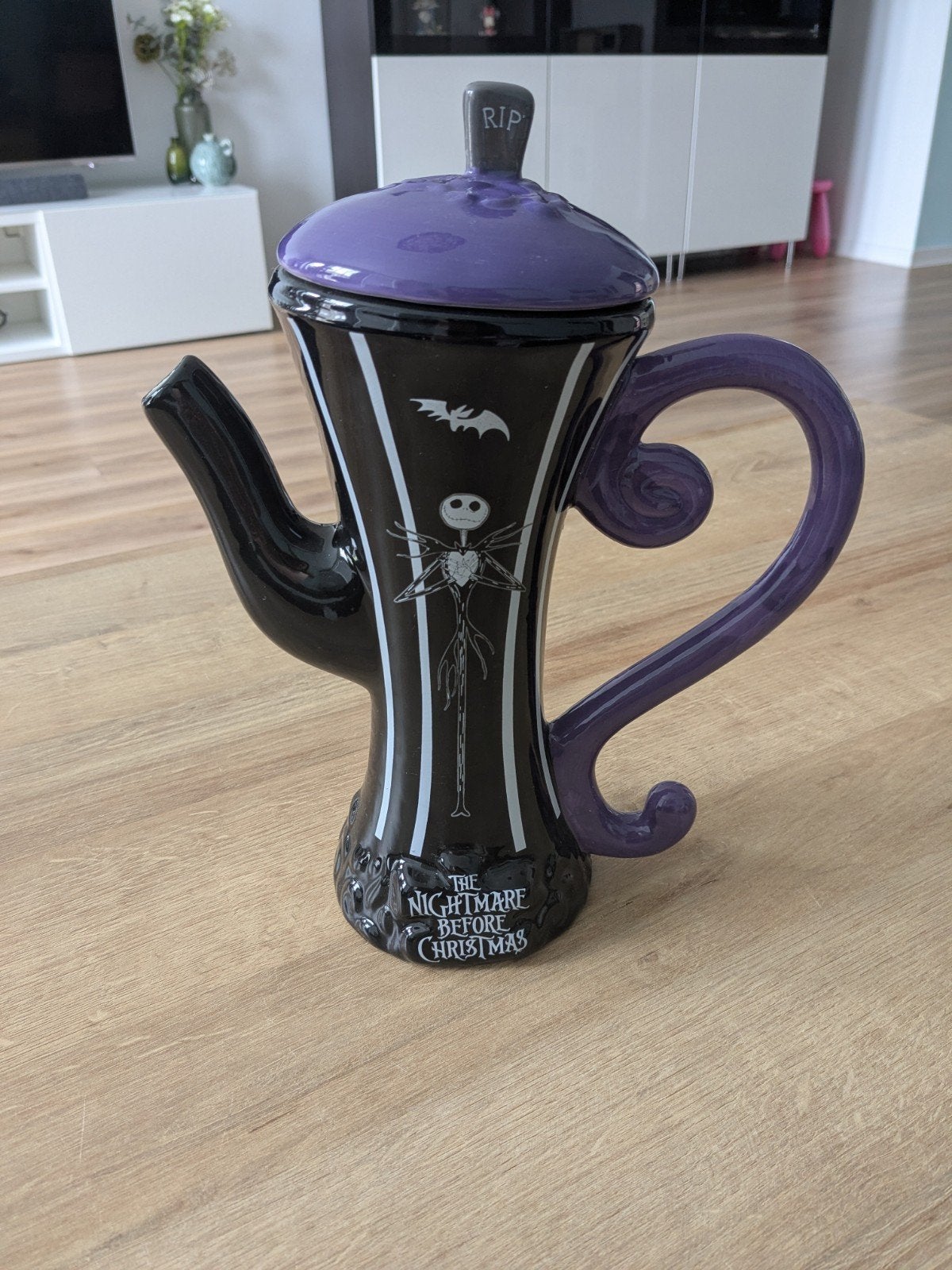 Nightmare Before Christmas Theepot - Disney Decoratie, Verzamelen, Disney, Ophalen of Verzenden, Overige figuren, Nieuw, Servies