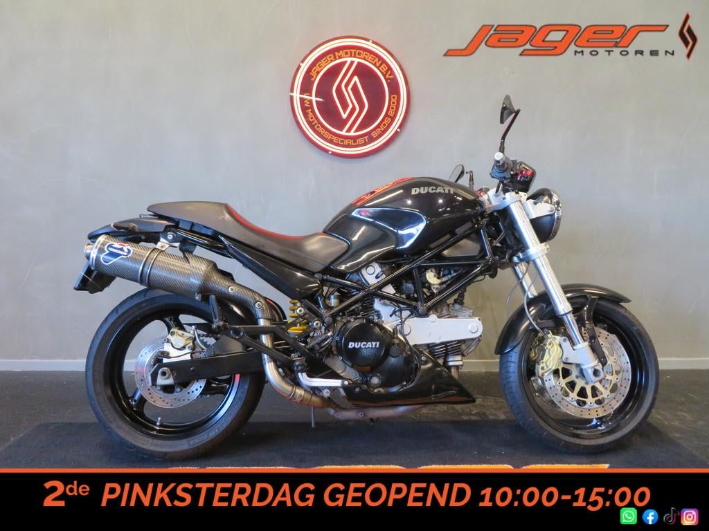 Ducati MONSTER 620I DARK TERMIGNONI! (bj 2002), Motoren, Motoren | Ducati, Bedrijf, 620 cc, Naked bike