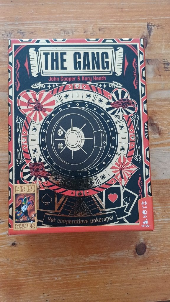The Gang (pokerspel), Hobby en Vrije tijd, Gezelschapsspellen | Kaartspellen, Vijf spelers of meer, Ophalen of Verzenden, Gebruikt