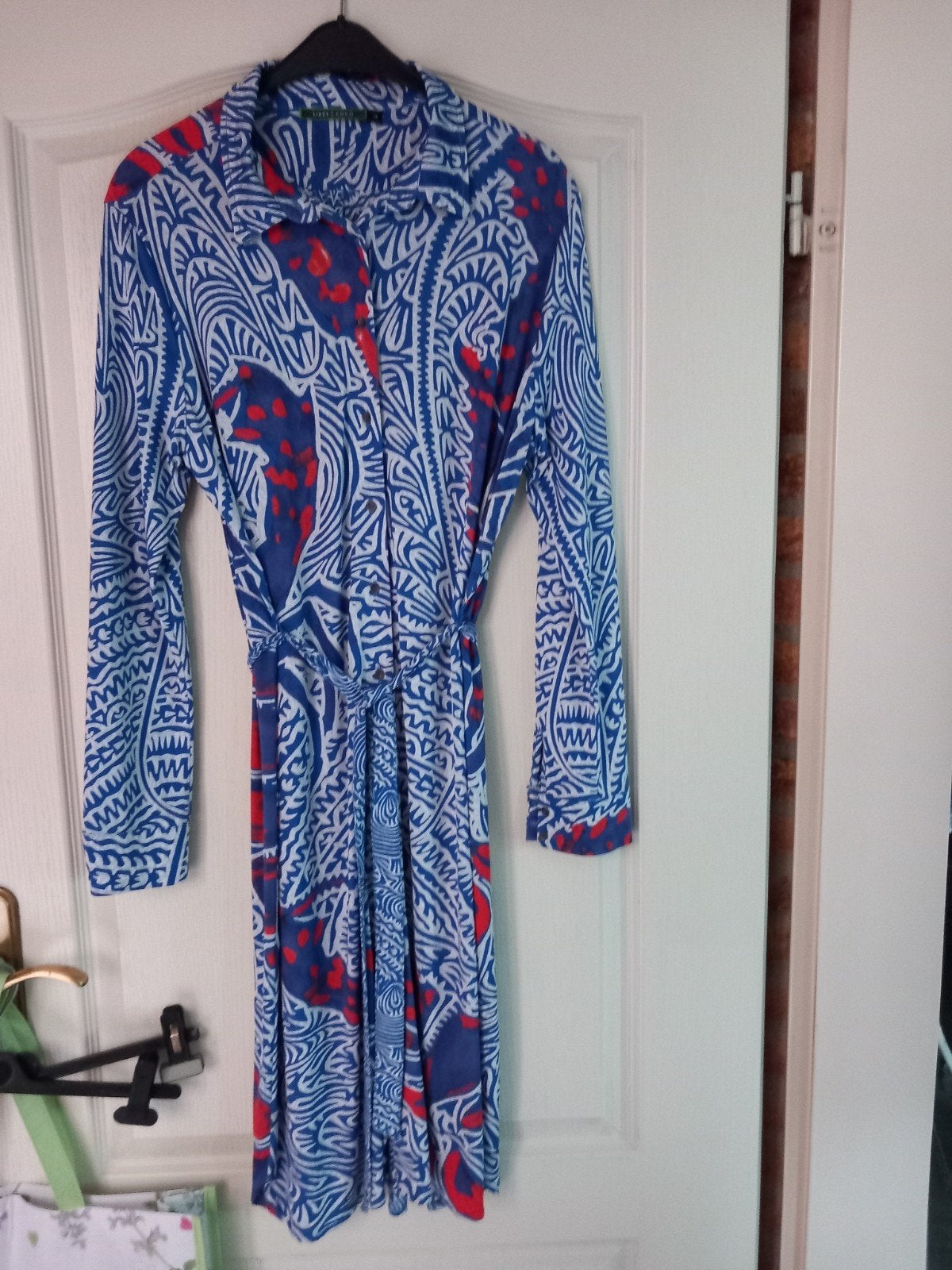 prachtige jurk Lizzy & Coco  maat L, Kleding | Dames, Jurken, Ophalen of Verzenden, Zo goed als nieuw, Maat 42/44 (L), Onder de knie