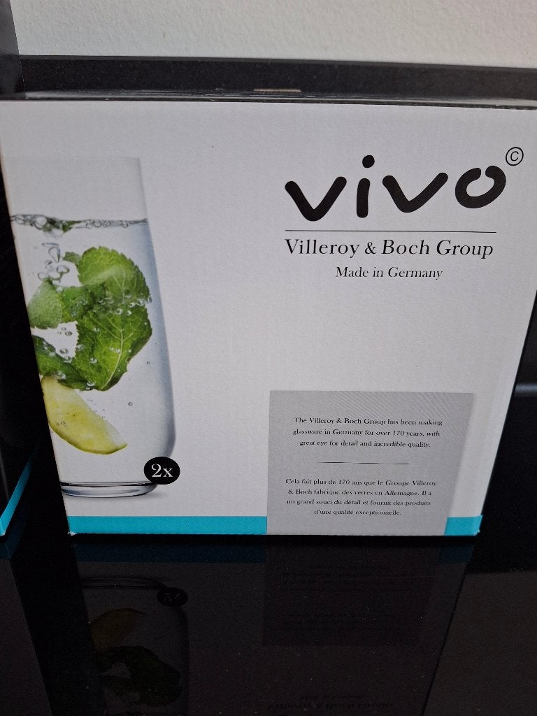 Nieuwe glazen set: bier, rode wijn en longdrink (6 stuks), Ophalen, Glas of Glazen, Vivo, Nieuw