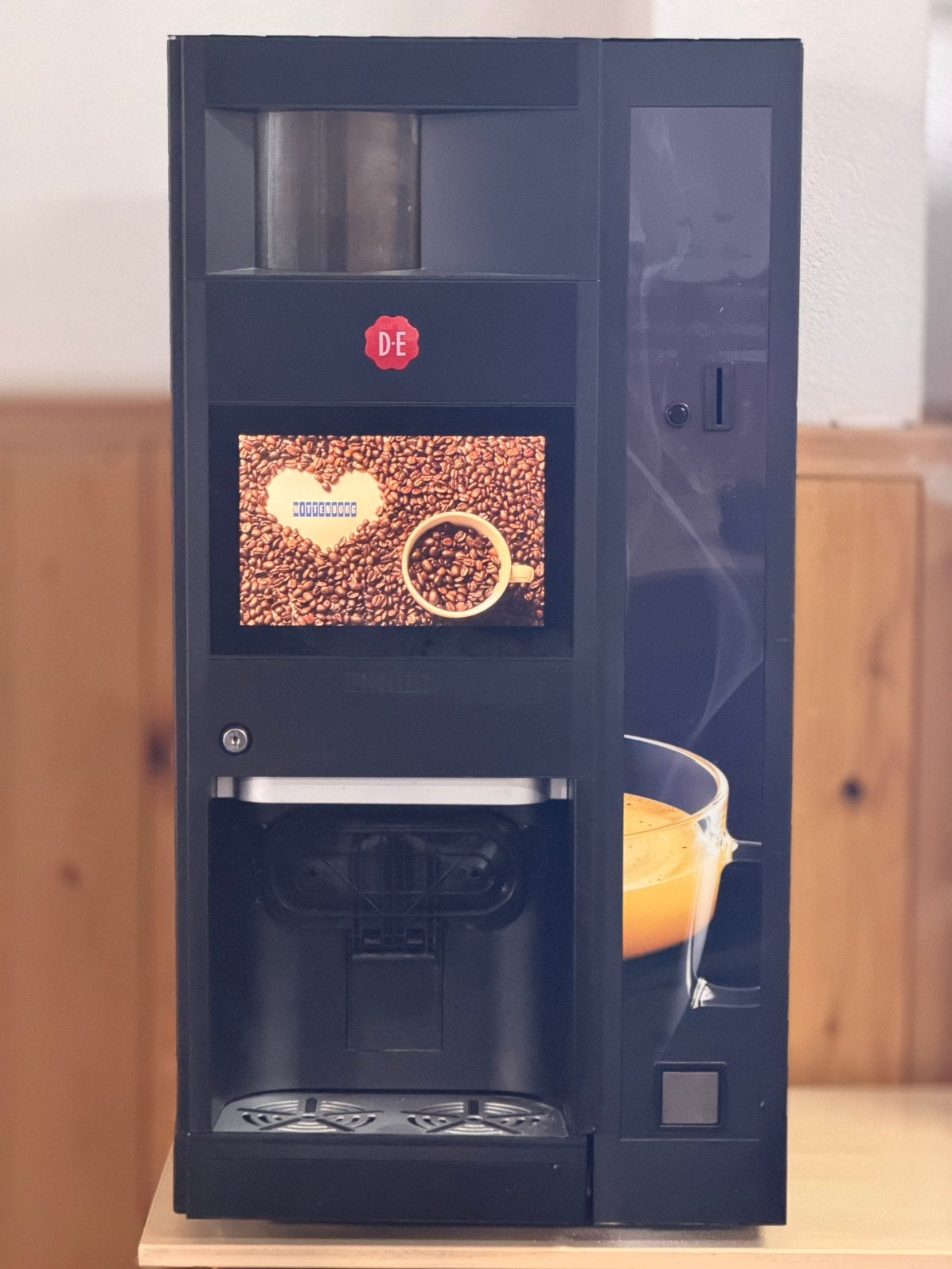 Douwe Egberts Espresso Omni Koffieautomaat + Muntwisselaar, Ophalen, Gebruikt, Douwe Egberts