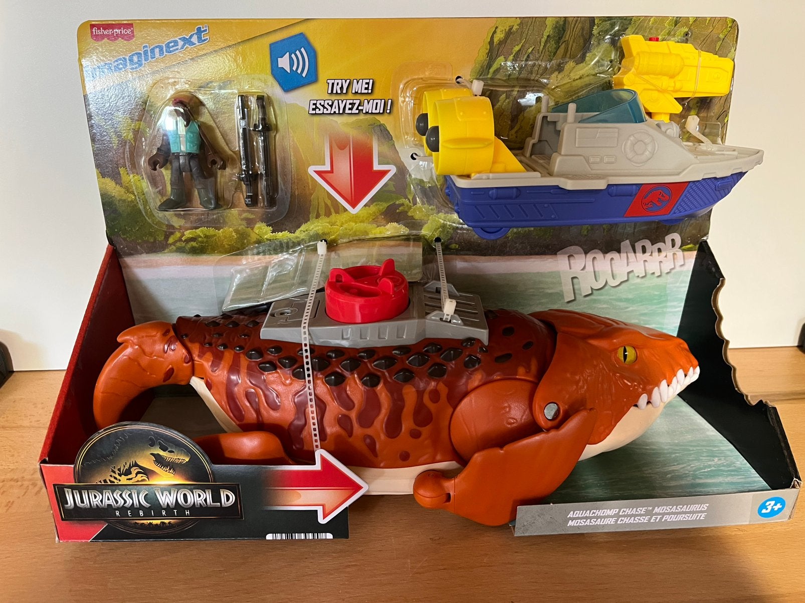 Dinosaurus Jurassic World Imaginext Mosasaurus, Verzenden, Nieuw