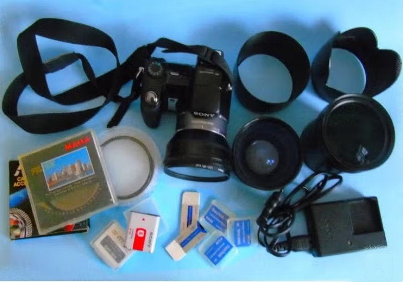 Sony fotoset., Geheugenkaart, Ophalen of Verzenden, Zo goed als nieuw, 9 megapixels