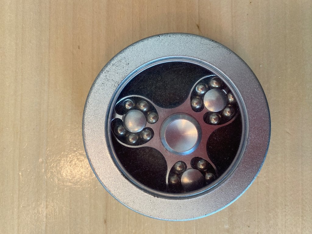 Fidget spinner steel with steel balls, Special edition, Ophalen of Verzenden, Gebruikt