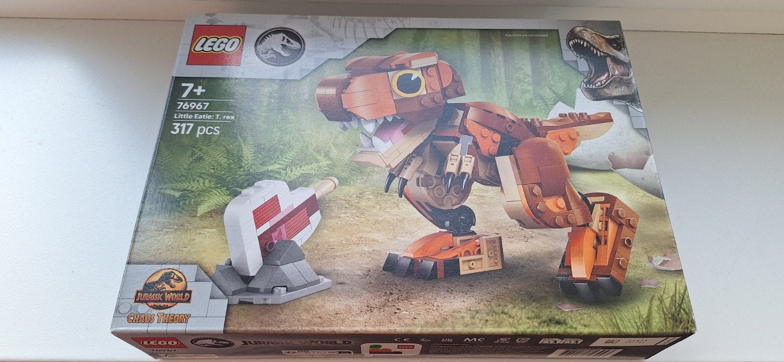 Lego Jurassic world Little Eatie T.Rex, Ophalen of Verzenden, Zo goed als nieuw