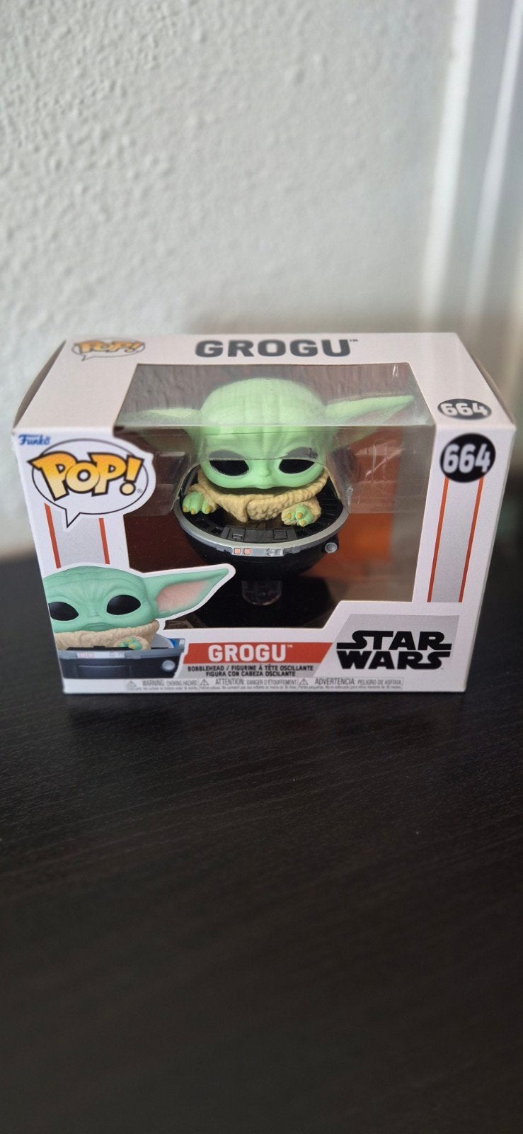 Funko Pop! Star Wars Mandalorian Grogu 664, Ophalen of Verzenden, Zo goed als nieuw