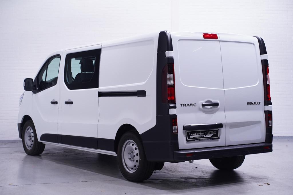 Renault Trafic 2.0 DCi 170 pk L2 Dubbel Cabine Aut. 2x Schui, Auto's, Bestelauto's, Stof, Gebruikt, 4 cilinders, Parkeersensor