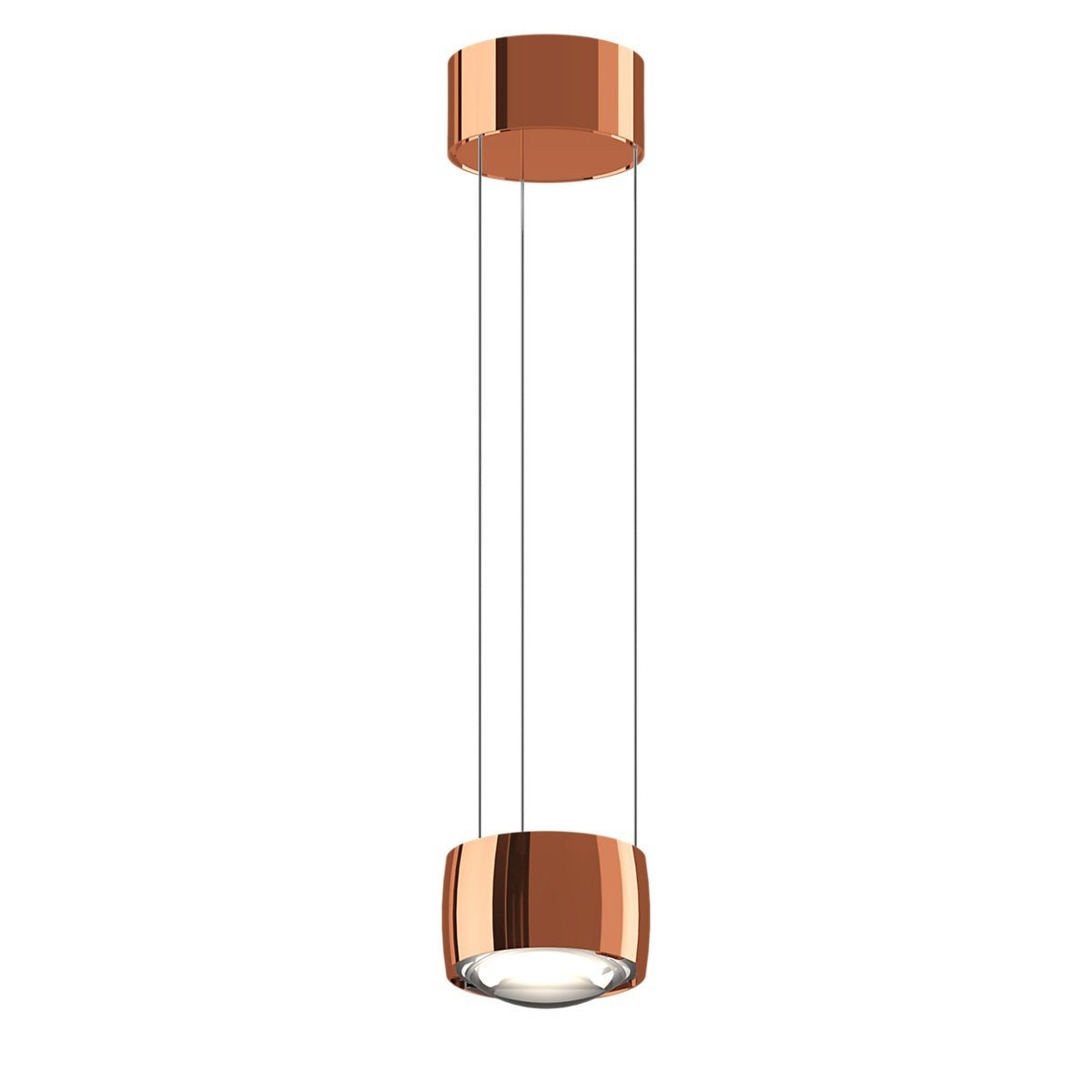Occhio Sento roségoud | Design hanglamp | Nieuw € 2.135, Huis en Inrichting, Ophalen, Overige fittingen, Zo goed als nieuw, Glas