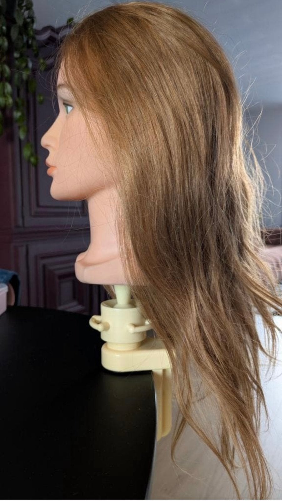 Oefenhoofd echt haar, Ophalen of Verzenden, Nieuw, Pruik of Haarverlenging