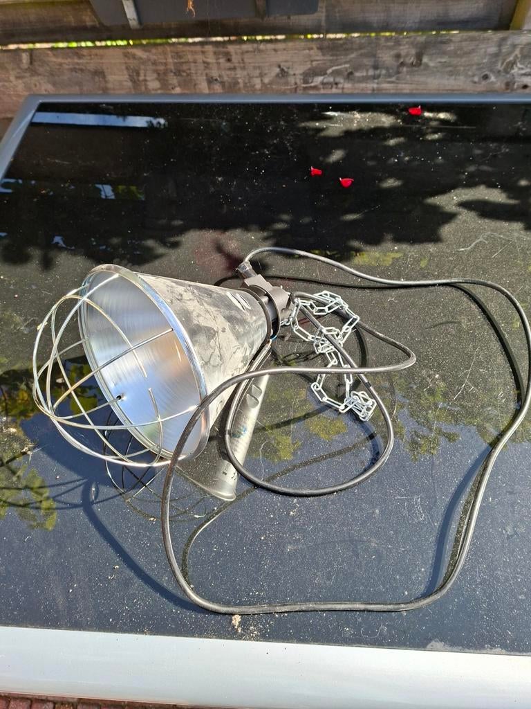 Warmte / UV lamp houder, Ophalen
