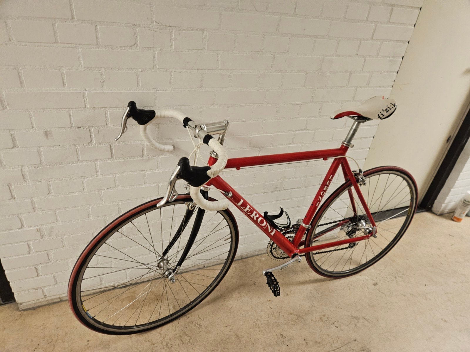Leroni Racefiets Campagnolo Daytona, Fietsen en Brommers, Fietsen | Racefietsen, 28 inch, Gebruikt, Staal, Velgrem